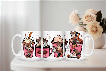 Minnie Leopard Cups